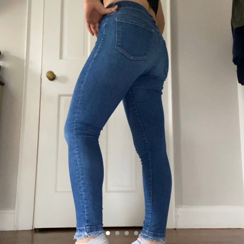 Frame Denim Distressed Bottom